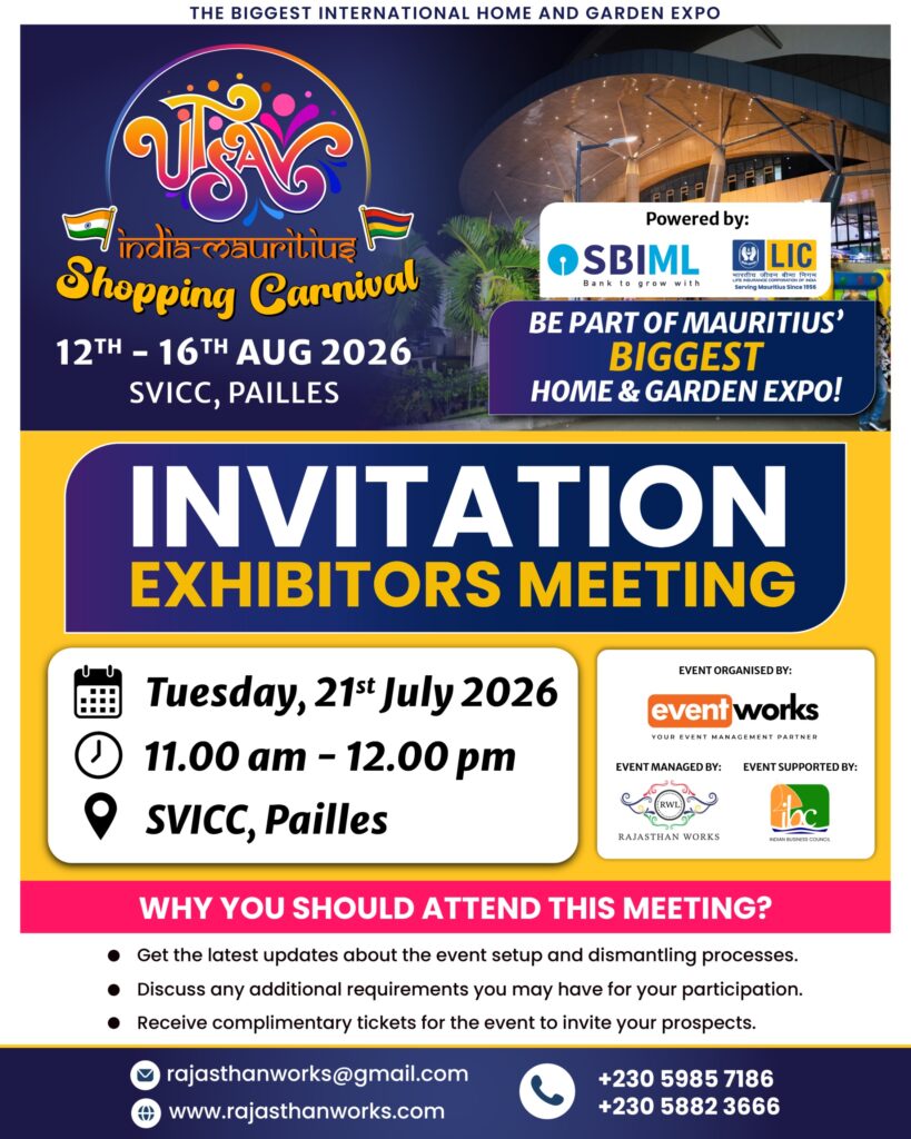 India-Mauritius Shopping Carnival 2026 | Exhibitors Meeting Guide & Event Details