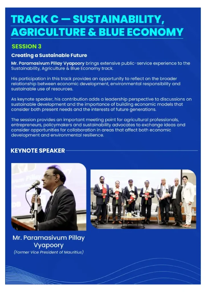 Sustainablity, Agriculture & Blue Economy